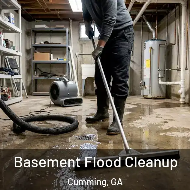  Basement Flood Cleanup Cumming, GA