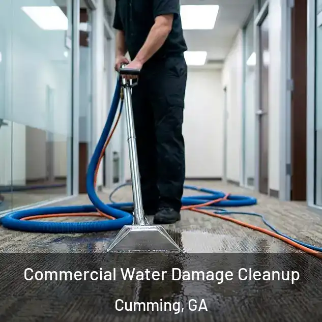  Commercial Water Damage Cleanup Cumming, GA