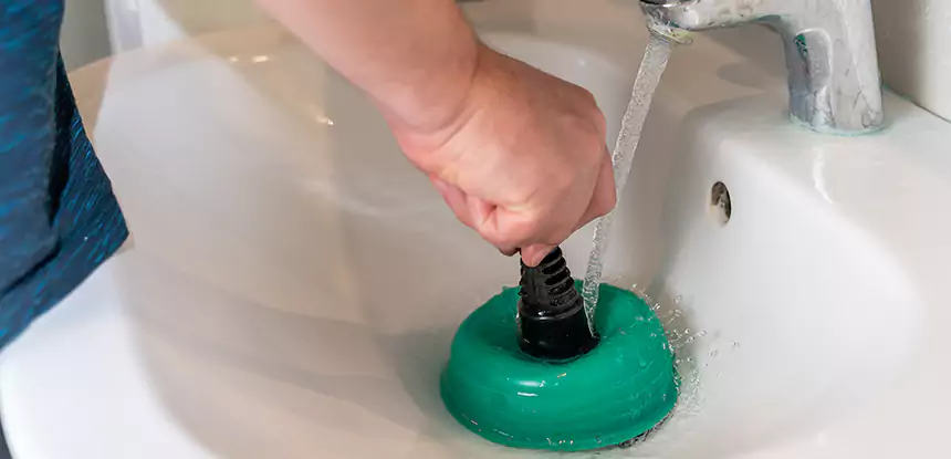 Sink Standing Water Blockage Removal in Cumming