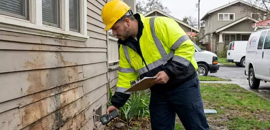 Water Damage Exterior Wall Cumming