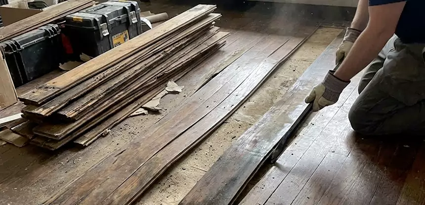 Wood Veneer Water Damage Repair Cumming