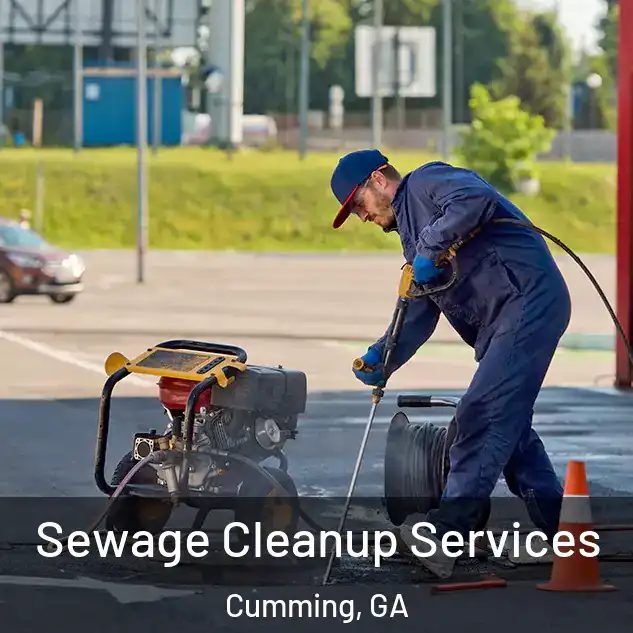  Sewage Cleanup Services Cumming, GA
