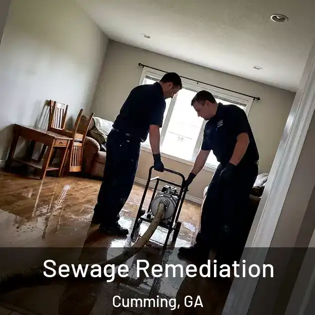  Sewage Remediation Cumming, GA