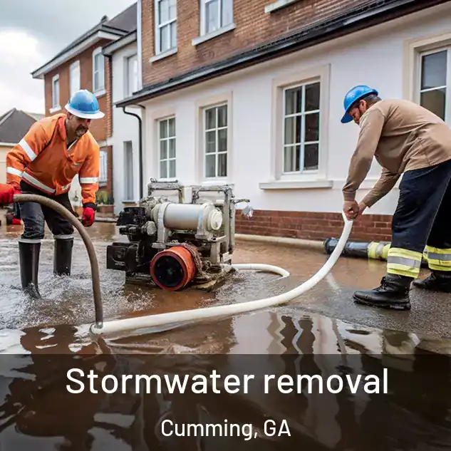  Stormwater removal Cumming, GA